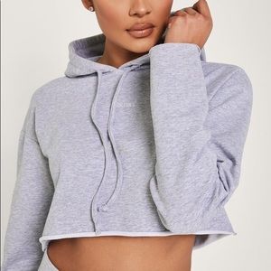 MESHKI Eden Loopback Cropped Hoodie